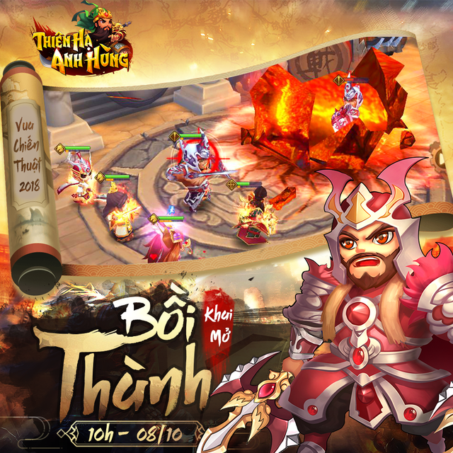 Vua game chiến thuật: Thiên Hạ Anh Hùng ra mắt server mới Bồi Thành, tặng 500 Giftcode - Ảnh 2.