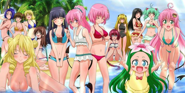 Giải nhiệt mùa hè cùng bộ ảnh Bikini nóng bỏng của các mỹ nhân trong To Love Ru - Ảnh 11.