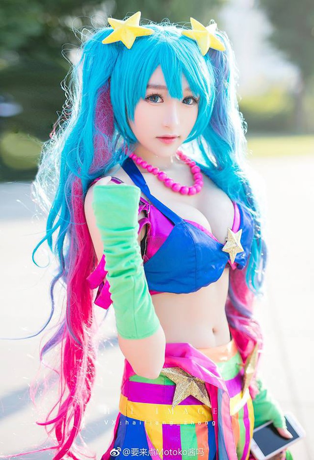 Tuyệt vời cosplay Sona Giả Lập cực dễ thương trong Liên Minh Huyền Thoại