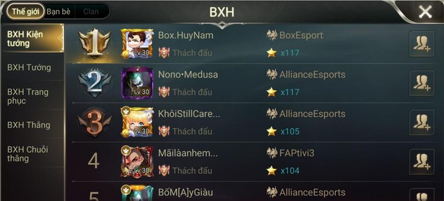 Liên Quân Mobile: Top 1 rank Thách Đấu được 2 tuyển thủ eSports hỗ trợ buff sao - Ảnh 1.