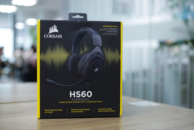 Corsair HS60: Tai nghe gaming nhã nhặn thanh cảnh, âm thanh vòm 7.1 tuyệt hảo - Ảnh 1.