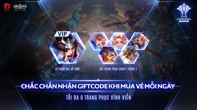 Liên Quân Mobile: Game thủ có cơ hội nhận Nakroth AIC 2018 khi xem đấu giải - Ảnh 6. Liên Quân Mobile: Game thủ có cơ hội nhận Nakroth AIC 2018 khi xem đấu giải - Ảnh 6.