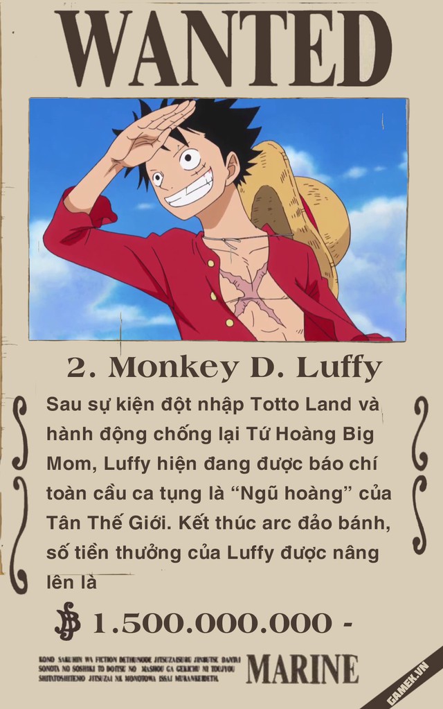 Top 10 mức truy nã cao nhất tính đến thời điểm hiện tại trong One Piece: Luffy chỉ đứng thứ 2 - Ảnh 9.