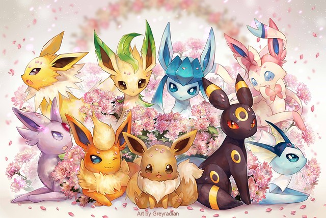 Bộ tranh vẽ tuyệt đẹp về Eeveelution, dòng họ độc nhất vô nhị trong thế giới Pokemon - Ảnh 7.