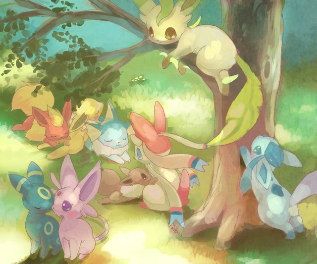 Bộ tranh vẽ tuyệt đẹp về Eeveelution, dòng họ độc nhất vô nhị trong thế giới Pokemon - Ảnh 11.