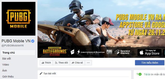 Fanpage của PUBG Mobile VNG đã có dấu tích xanh, game thủ cần lưu ý kỹ - Ảnh 1.