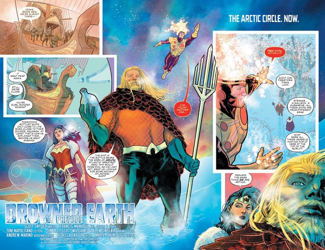 Aquaman - Drowned Earth: Khi các siêu anh hùng bị biến thành cá còn Superman trở thành... hải tặc - Ảnh 2.