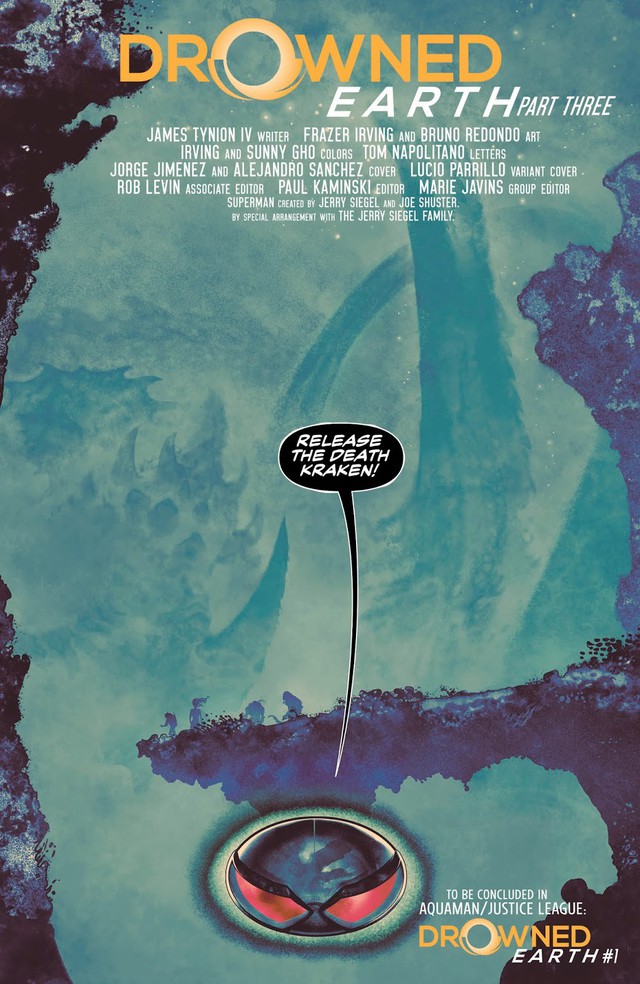 Aquaman - Drowned Earth: Khi các siêu anh hùng bị biến thành cá còn Superman trở thành... hải tặc - Ảnh 10.