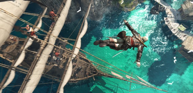 Xuất hiện thánh rảnh rỗi: Dùng 5 tiếng cuộc đời chỉ để bơi từ đầu này sang đầu kia bản đồ trong game Assassin’s Creed IV - Ảnh 1.