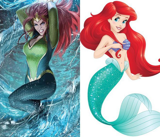 Aquaman: Hóa ra công chúa Mera xinh đẹp chính là phiên bản hiện đại của nàng tiên cá Ariel mà không ai hay! - Ảnh 1.