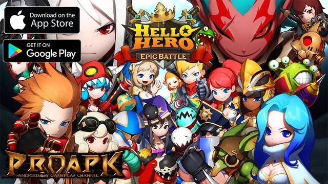 Muốn trở thành người hùng đích thực, hãy thử ngay Hello Hero Epic Battle - Ảnh 1.