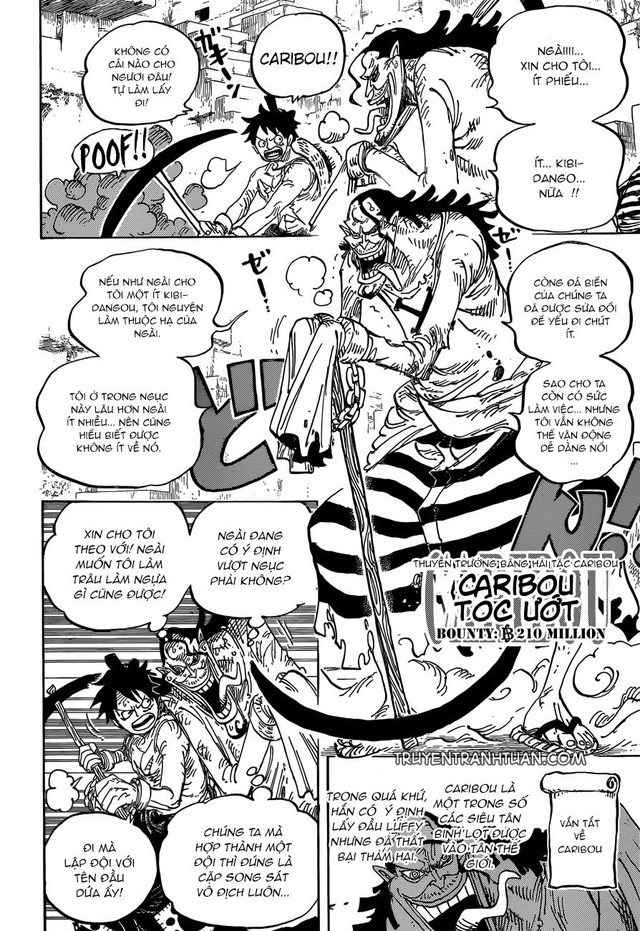 One Piece 928: Hé lộ nguyên nhân khiến Kid mất đi cánh tay - Quý hoa Komurasaki thực chất là một kĩ nữ chuyên lừa đàn ông? - Ảnh 4.