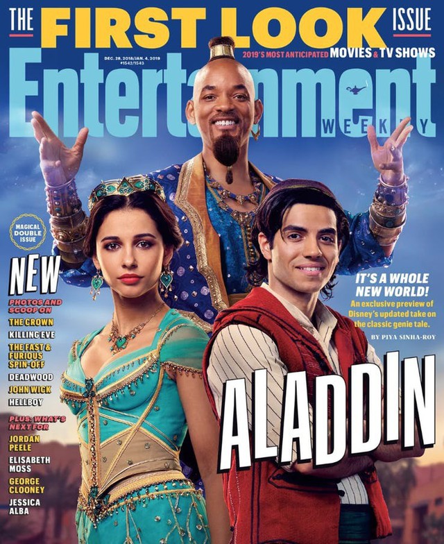 Sai quá sai với tạo hình chàng ngố Aladdin, phản diện Jafar thì đẹp trai như soái ca còn Will Smith không khác gì... Thần Hề - Ảnh 1.