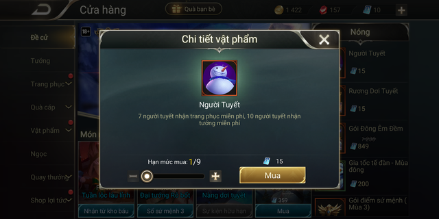 Liên Quân Mobile: Game thủ có thể nhận 1 tướng và 1 skin vĩnh viễn từ 23/12 - Ảnh 2.