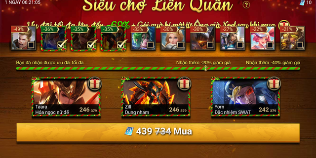 Game thủ Liên Quân Mobile mua 3 món đồ sẽ được Garena giảm giá 40% - Ảnh 2.