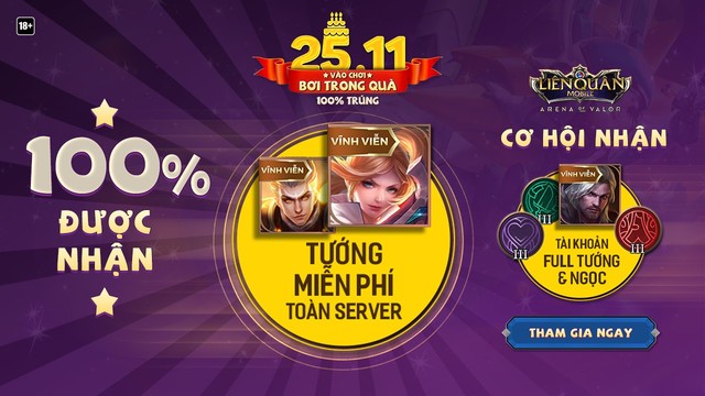 Liên Quân Mobile: Điểm lại 5 sự kiện tặng tướng miễn phí quy mô nhất năm 2018 - Ảnh 4.