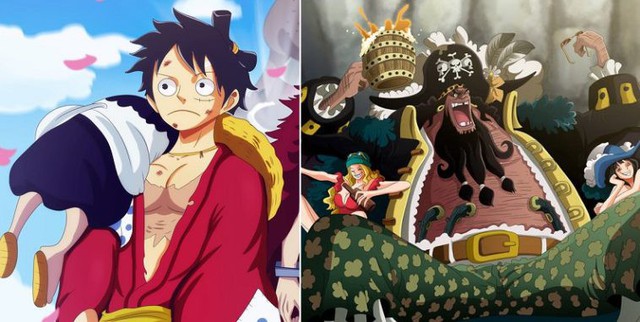 One Piece: Cùng ước mơ trở thành Vua Hải Tặc, Blackbeard giờ đã là một Tứ Hoàng hùng mạnh còn Luffy thì ăn hành trong ngục Kaido - Ảnh 1.