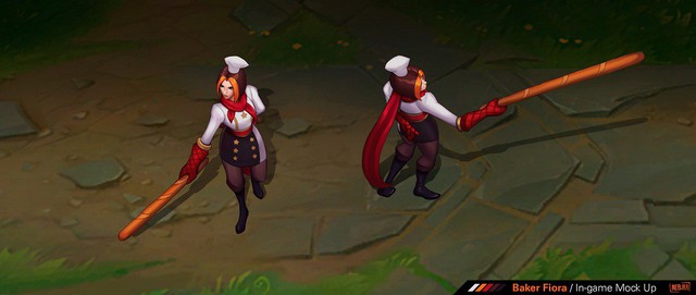 LMHT: Riot cũng phải ngỡ ngàng trước trang phục Fiora Thợ Làm Bánh do fan tự thiết kế - Ảnh 2.