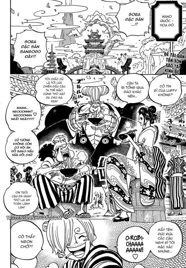 One Piece 927: Sanji xuất chiêu - Tướng quân Orochi lộ diện dưới hình dạng... rồng 5 đầu! - Ảnh 2.