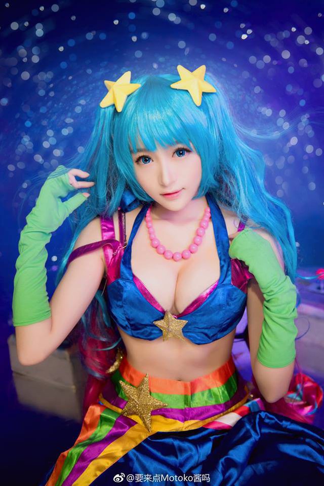 Tuyệt vời cosplay Sona Giả Lập cực dễ thương trong Liên Minh Huyền Thoại