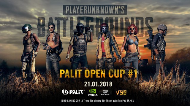 PALIT OPEN CUP: Giải đấu PUBG chuyên nghiệp dành riêng cho game thủ TP. HCM