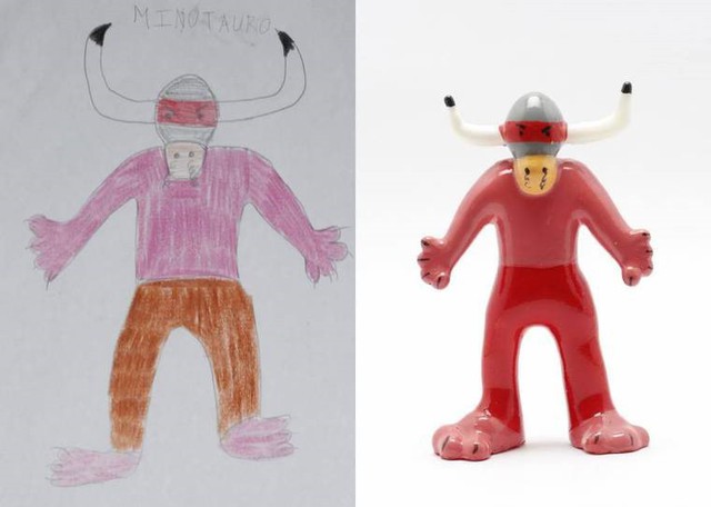 Bất ngờ với ý tưởng chuyển đổi những bức tranh vẽ nguệch ngoạc của trẻ con thành đồ chơi 3D