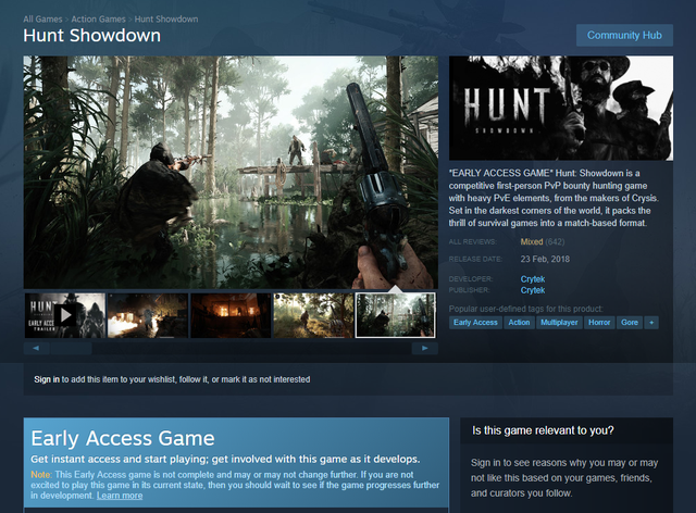 Game đỉnh Hunt Showdown chính thức mở cửa, game thủ có thể tải và chơi ngay bây giờ