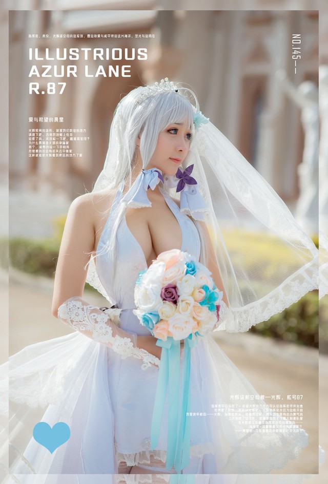 Bỏng mắt với bộ ảnh cosplay tuyệt đẹp về kiều nữ HMS Illustrious trong game Azur Lane