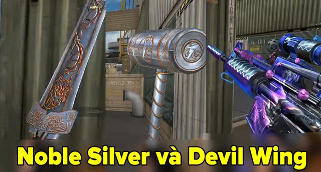 Đột Kích: Bộ Noble Silver có thêm 2 món mới, hiệu ứng dơi quỷ xuất hiện trong bộ Devil Wing