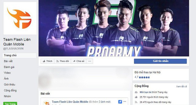 Liên Quân Mobile: ProArmy chính thức “sang tên đổi chủ”, có hợp đồng tài trợ từ Team Flash