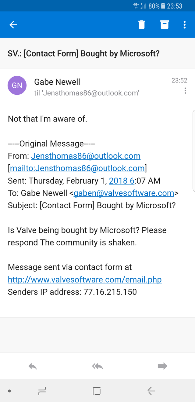 Gabe xác nhận, Microsoft còn lâu mới mua được Valve