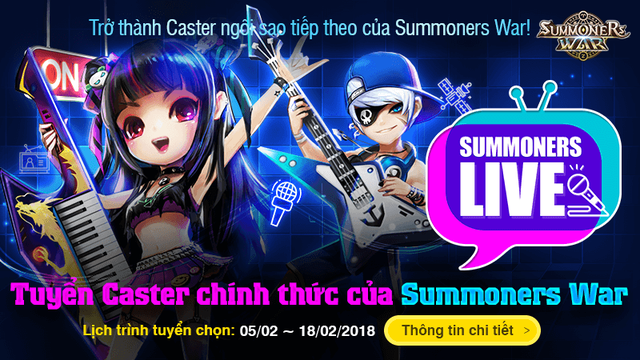 Summoners War chính thức tìm kiếm Caster người Việt trên mọi mặt trận mạng xã hội