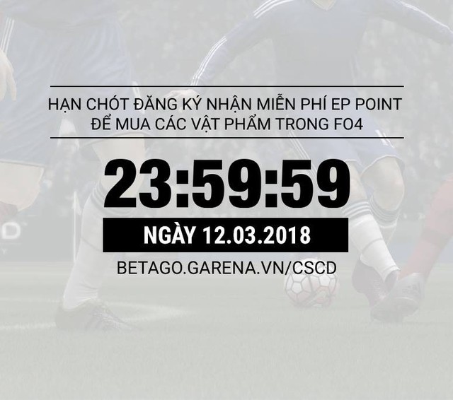  Dù đã kết thúc đăng kí, nhưng người chơi vẫn còn 1 ngày để tăng cao giá trị đội hình trước khi “kết sổ”. 