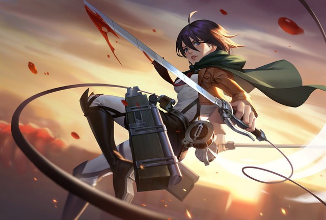  Nữ chiến binh xuất sắc nhất Attack On Titan và cũng là người thương của vô số game thủ đam mê Anime này 