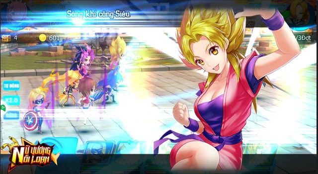  Bộ ảnh art của Goku trông khá kín cổng cao tường so với thực tế ingame 