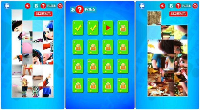 Cartoon Puzzle Sliding - Game Việt cho bạn sống lại trò chơi 