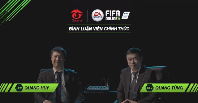  BLV Quang Huy và BLV Quang Tùng sẽ góp mặt vào phần bình luận ingame của FIFA Online 4. 