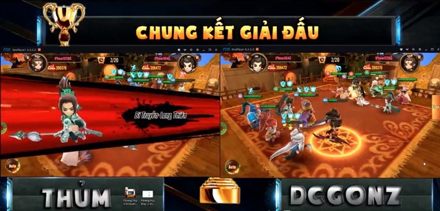  Nộ liên tục đến từ đội hình của game thủ Thủm đã mang về một lợi thế vô cùng lớn 