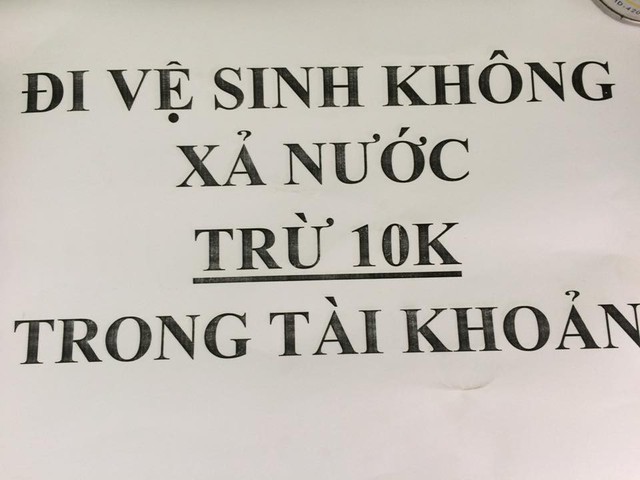 Chủ quán net bất lực: Trừ hẳn 10k tài khoản mỗi lần nhưng khách vẫn nhất quyết không xả nước WC