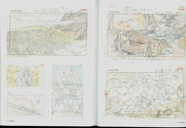 Ngắm nhìn những bản phác thảo của bộ phim Howl’s Moving Castle để thấy Ghibli thật tuyệt vời