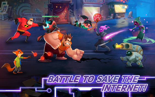 Disney Heroes: Battle Mode - Nhập vai các nhân vật hoạt hình cực vui nhộn trong thế giới Disney