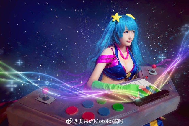 Tuyệt vời cosplay Sona Giả Lập cực dễ thương trong Liên Minh Huyền Thoại