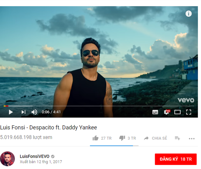 Khôi phục MV 5 tỷ view “Despacito”, Youtube đã chặn đứng được cuộc tấn công của hacker