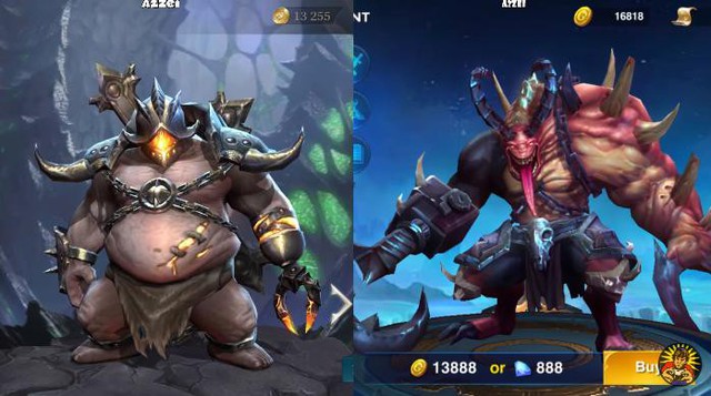 Ngỡ ngàng trước sự giống nhau đến kỳ lạ giữa dàn tướng trong Liên Quân Mobile và Heroes Arena