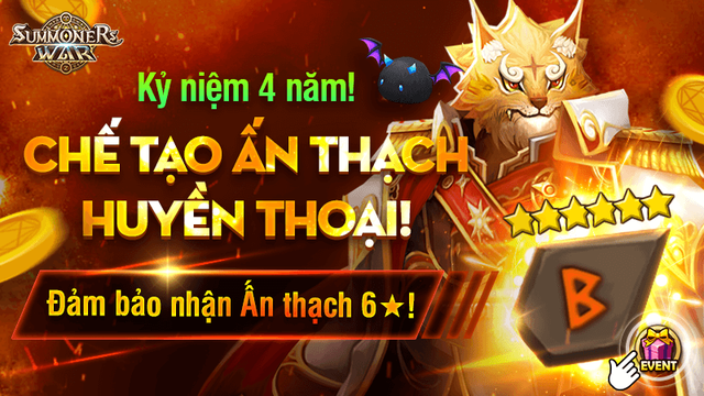 Tri ân game thủ mừng 4 năm tuổi, Summoners War tung hàng loạt sự kiện hấp dẫn