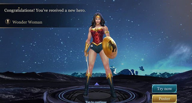 Liên Quân Mobile: Server Indonesia tặng miễn phí tướng Wonder Woman cho toàn bộ người chơi