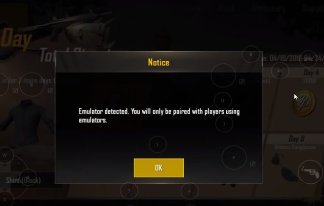  Thông báo từ PUBG Mobile phát hiện những ai đang dùng giả lập 