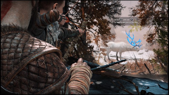  Kratos dạy Atreus bắn cung 