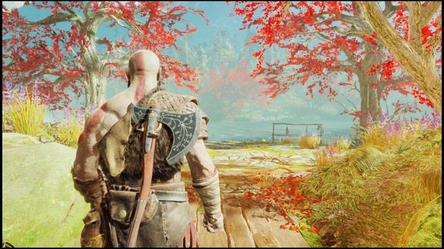  Trong cuộc hành trình đầy thử thách này, Kratos vẫn có thể tận hưởng những khoảng lặng bình yên 