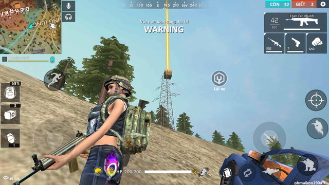 Thậm chí, nhiều game thủ Free Fire sử dụng các phần mềm gian lận giúp nhảy cao cũng không thể nhảy lên tới các điểm cao này được.